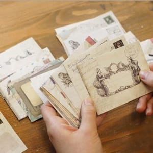 Vintage mini Envelopes (12 pcs)