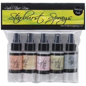 Lindy's Stamp Gang Starburst Spray Set - Nantucket Pearls (2oz 5/Pkg)