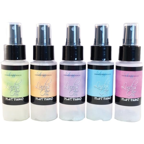 Lindy's Stamp Gang Flat Fabios Spray Set - Under The Boardwalk (2oz 5/Pkg)