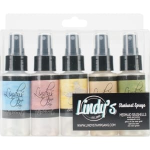 Lindy's Stamp Gang Starburst Spray Set - Mermaid SeaShells (2oz 5/Pkg)