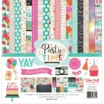 EchoPark paper pad - Party TIme Collection Kit (12 by 12 inch)