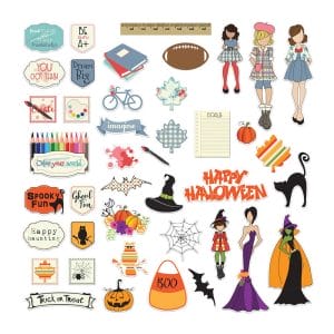 Prima Julie Nutting Ephemera Pack - Septemberand October (84/pkg)