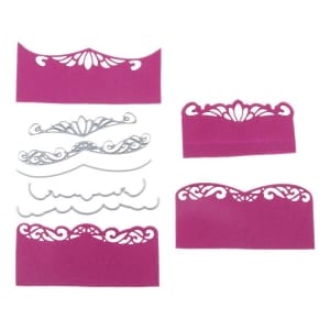 Steel Border Dies - Lacy Edge (Set of 5 dies)