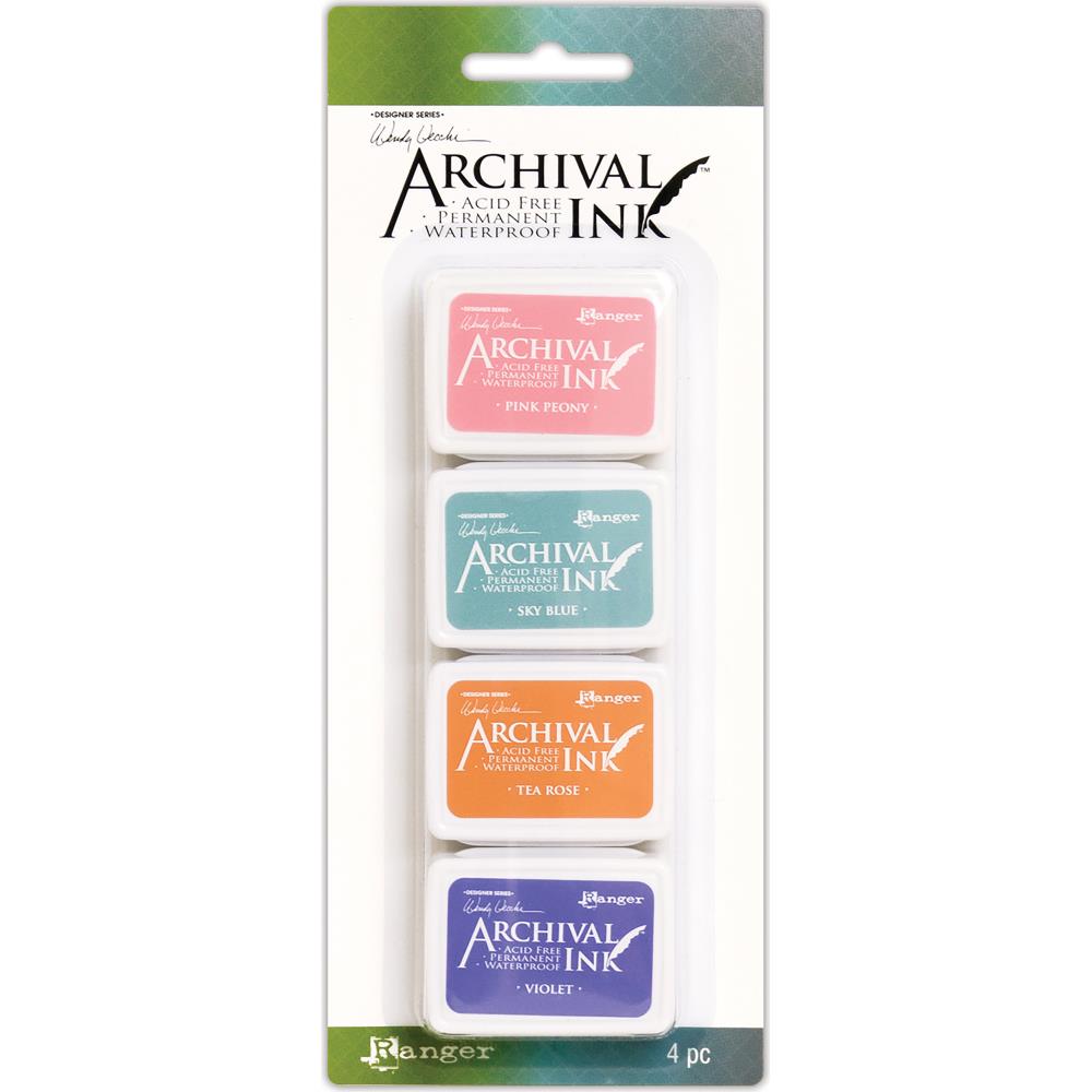 Wendy Vecchi Archival Mini Ink Pad Kit # 3 (Set of 4) Wendy Vecchi mini archival ink pad set 3 Wendy Vecchi Archival Mini Ink Pad Kit # 3 (Set of 4)