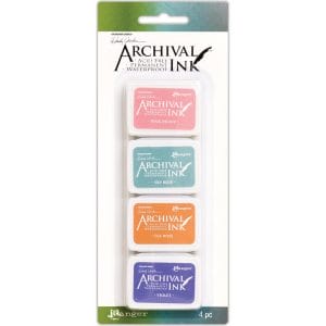Wendy Vecchi Archival Mini Ink Pad Kit # 3 (Set of 4)