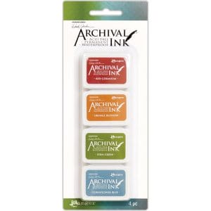 Wendy Vecchi Archival Mini Ink Pad Kit # 4 (Set of 4)