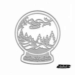 Steel Dies - Christmas Scene Globe (Set of 3 dies)