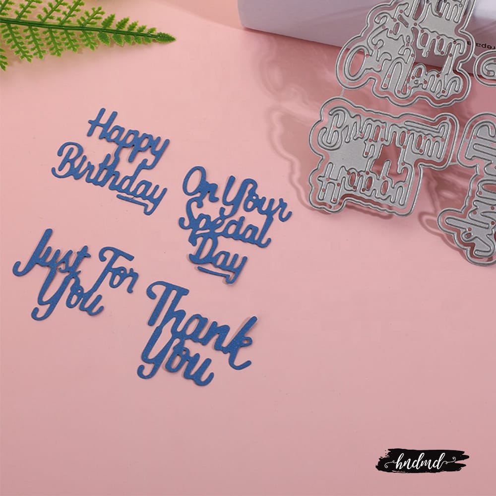 Steel Layered Word Dies - Everyday Words (Set of 8 dies) XY317 steel cutting dies CraftAdda 1 XY317_steel_cutting_dies_CraftAdda_1