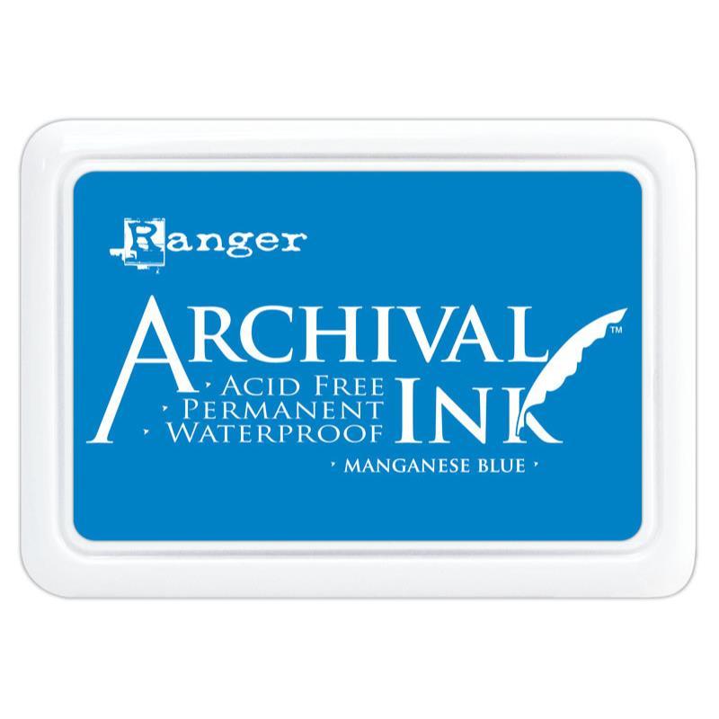 Manganese Blue - Archival Ink Pad archival ink pads manganese blue Manganese Blue - Archival Ink Pad