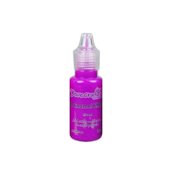 Dovecraft 3D Enamel Effects Glue - Purple