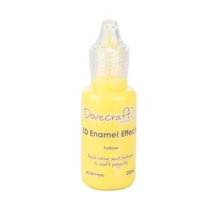 Dovecraft 3D Enamel Effects Glue - Yellow
