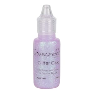 Dovecraft Pastel Glitter Glue - Candyfloss