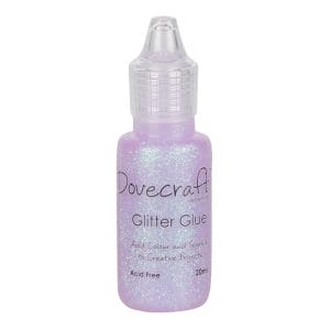 Dovecraft Pastel Glitter Glue - Candyfloss