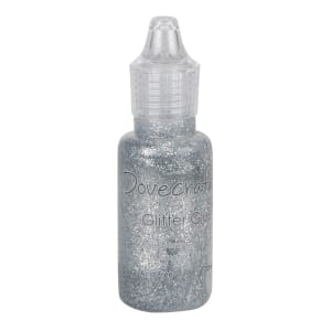 Dovecraft Pastel Glitter Glue - Silver