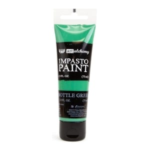 Prima Finnabair Art Alchemy Impasto Paint - Bottle Green (2.5 Fluid Ounces)
