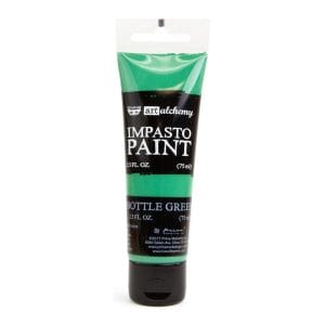Prima Finnabair Art Alchemy Impasto Paint - Bottle Green (2.5 Fluid Ounces)