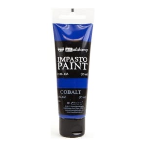 Prima Finnabair Art Alchemy Impasto Paint - Cobalt (2.5 Fluid Ounces)