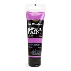 Prima Finnabair Art Alchemy Impasto Paint - Heather (2.5 Fluid Ounces)
