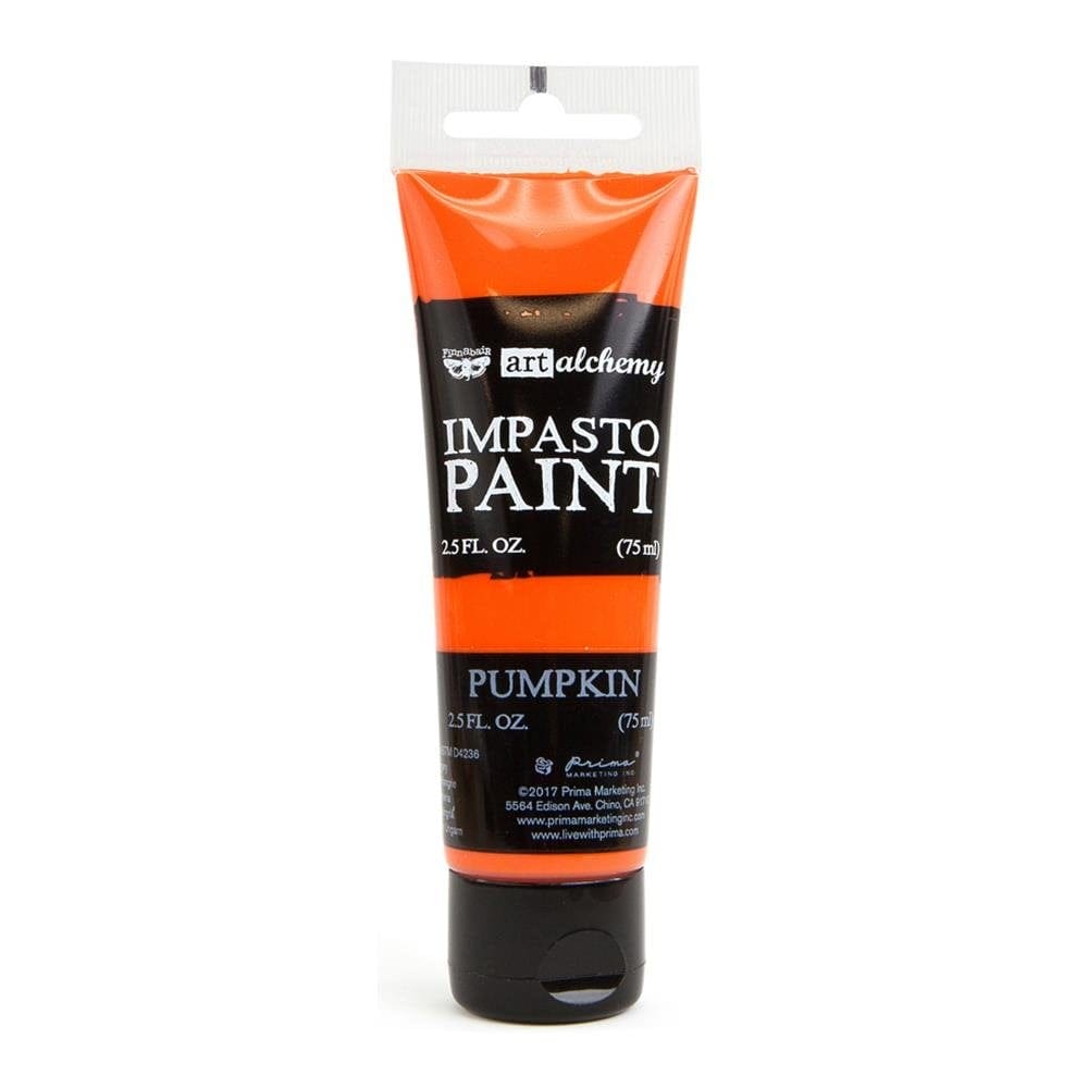 Prima Finnabair Art Alchemy Impasto Paint - Pumpkin (2.5 Fluid Ounces) finnabair art alchemy impasto paint pumpkin Prima Finnabair Art Alchemy Impasto Paint - Pumpkin (2.5 Fluid Ounces)