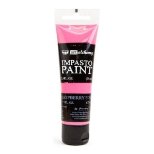 Prima Finnabair Art Alchemy Impasto Paint - Raspberry Pink (2.5 Fluid Ounces)