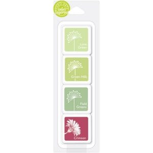 Hero Arts Dye Ink Cubes - Amys Shades of Green (Set of 4)