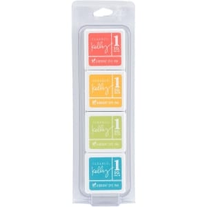 Hero Arts Clearly Kelly Vibrant Dye Ink Cubes - Outdoor (Set of 4)