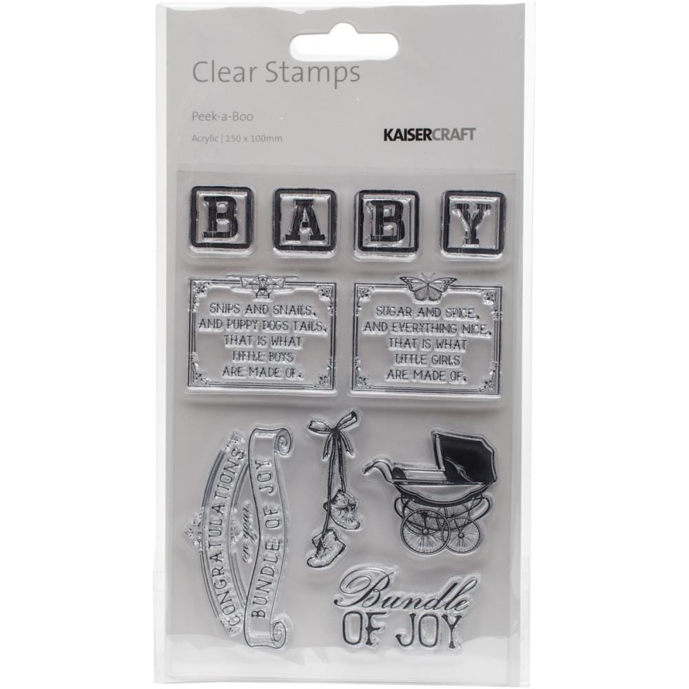 KaiserCraft Clear Stamps - Peek a Boo