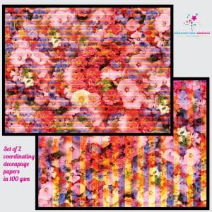Nakshathra Designz Decoupage paper - Floral Texture