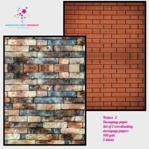 Nakshathra Designz Decoupage paper - Texture 2