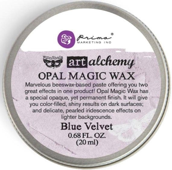 Finnabair Art Alchemy Opal Magic Wax .68 Fluid Ounce - Blue Velvet (By Finnabair)