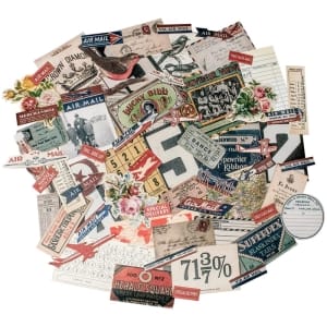 Tim Holtz Idealogy Ephemera Pack - Emporium (70/pkg)