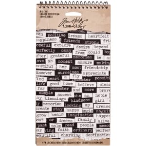 Tim Holtz Idealogy Spiral Bound Sticker Book - Big Chat (6 sheets/pkg)
