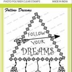 Tubby Photopolymer Clear Stamps - Follow dreams