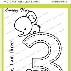 Tubby Photopolymer Clear Stamps - Looking three