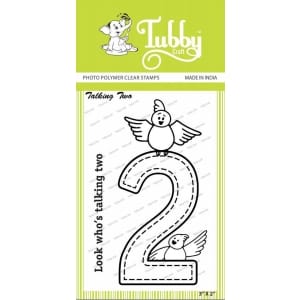Tubby Photopolymer Clear Stamps - Talking two