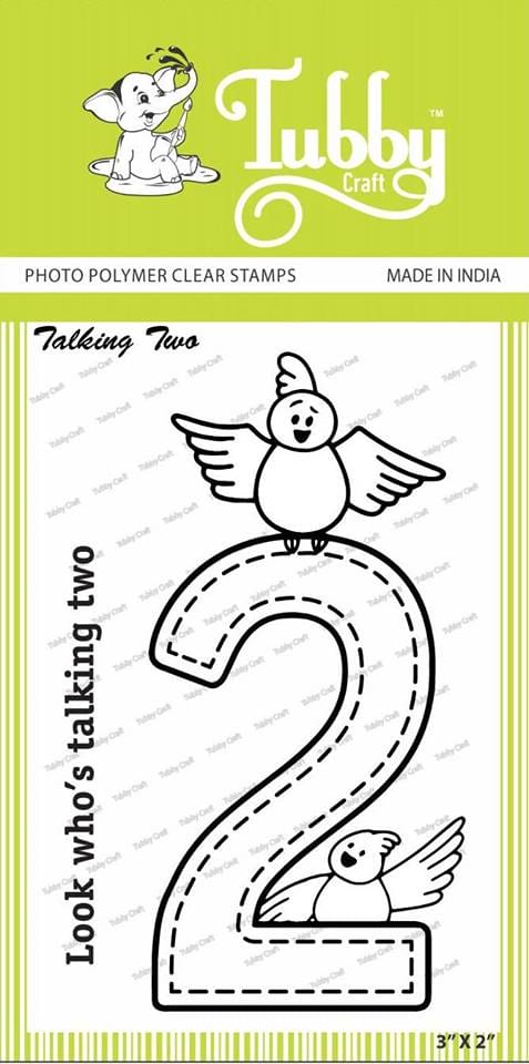 Tubby Photopolymer Clear Stamps - Talking two