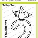 Tubby Photopolymer Clear Stamps - Talking two