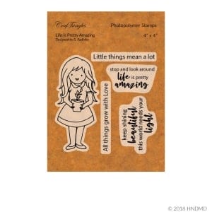 CrafTangles Photopolymer Stamps - Life is Pretty Amazing