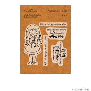 CrafTangles Photopolymer Stamps - Life is Pretty Amazing