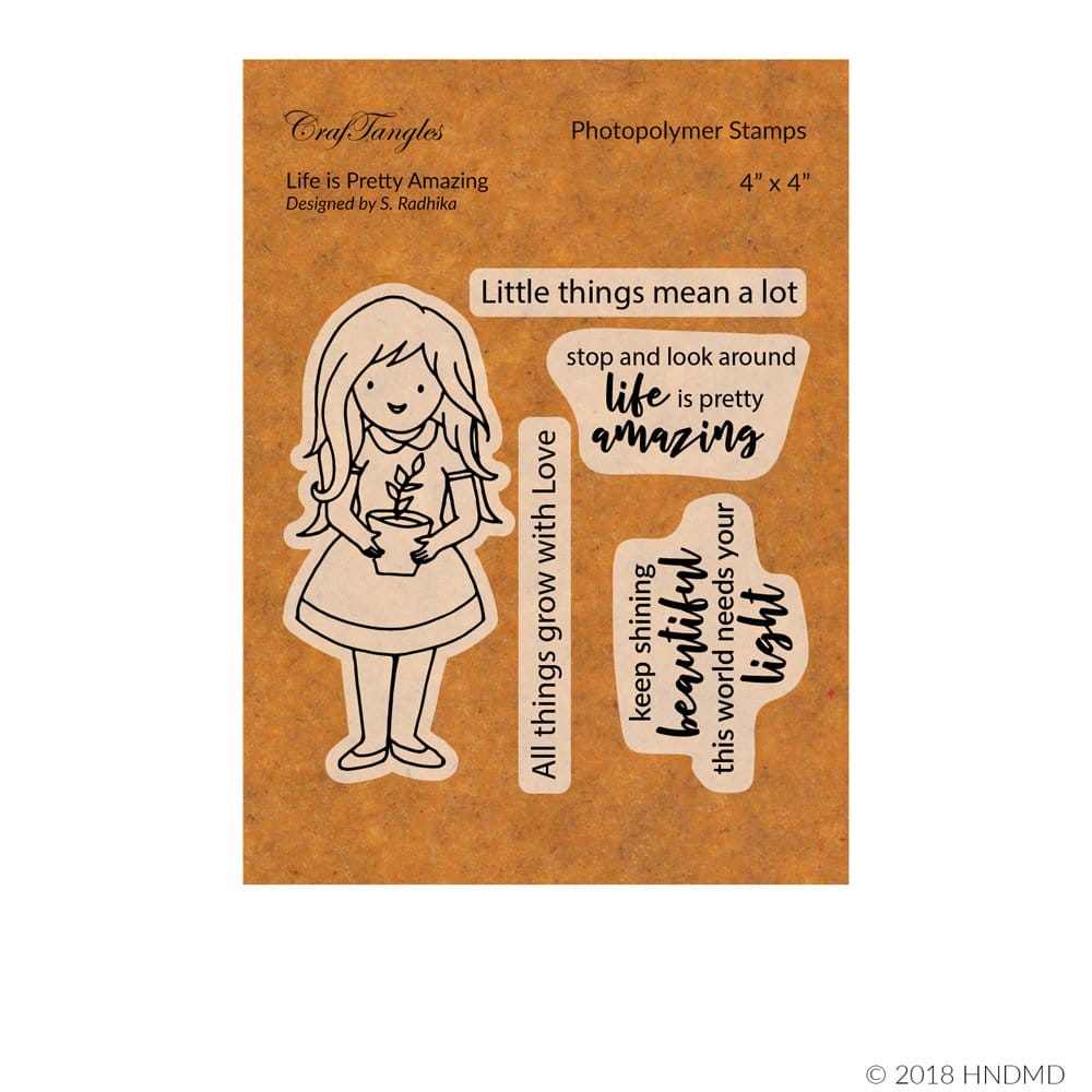 CrafTangles Photopolymer Stamps - Life is Pretty Amazing 54 Life is pretty amazing CrafTangles Photopolymer Stamps - Life is Pretty Amazing