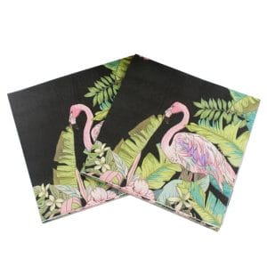 A pack of 12 by 12 inch Decoupage Napkins(5 pcs) - Tropicals