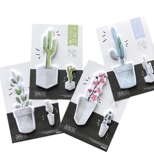 Sticky Notes or Memo Pads - Watercolor Plants (30 sheets)