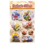 Blue Orchids Tags Sticker