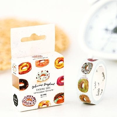 Delicious Donuts - Japanese Washi Tape CAWT 193 washi Tapes colorful donuts Delicious Donuts - Japanese Washi Tape