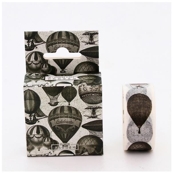 Vintage Air Balloon - Japanese Washi Tape CAWT 195 washi Tapes vintage air balloon Vintage Air Balloon - Japanese Washi Tape