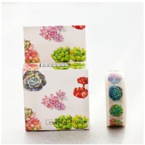 Succulents - Japanese Washi Tape