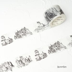 Castle - Japanese Washi Tape (30 mm by 5m)