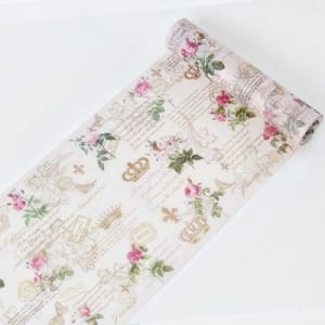 Florals - Japanese Washi Tape (20 cm by 5 m)