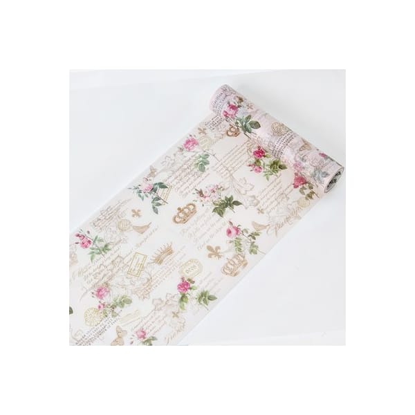 Florals - Japanese Washi Tape (20 cm by 5 m)