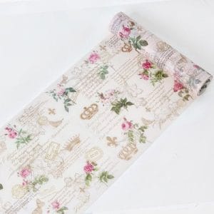 Florals - Japanese Washi Tape (20 cm by 5 m)